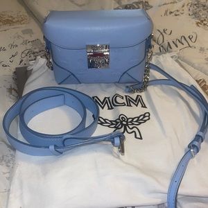 MCM Blue Crossbody Bag/Fanny Pack